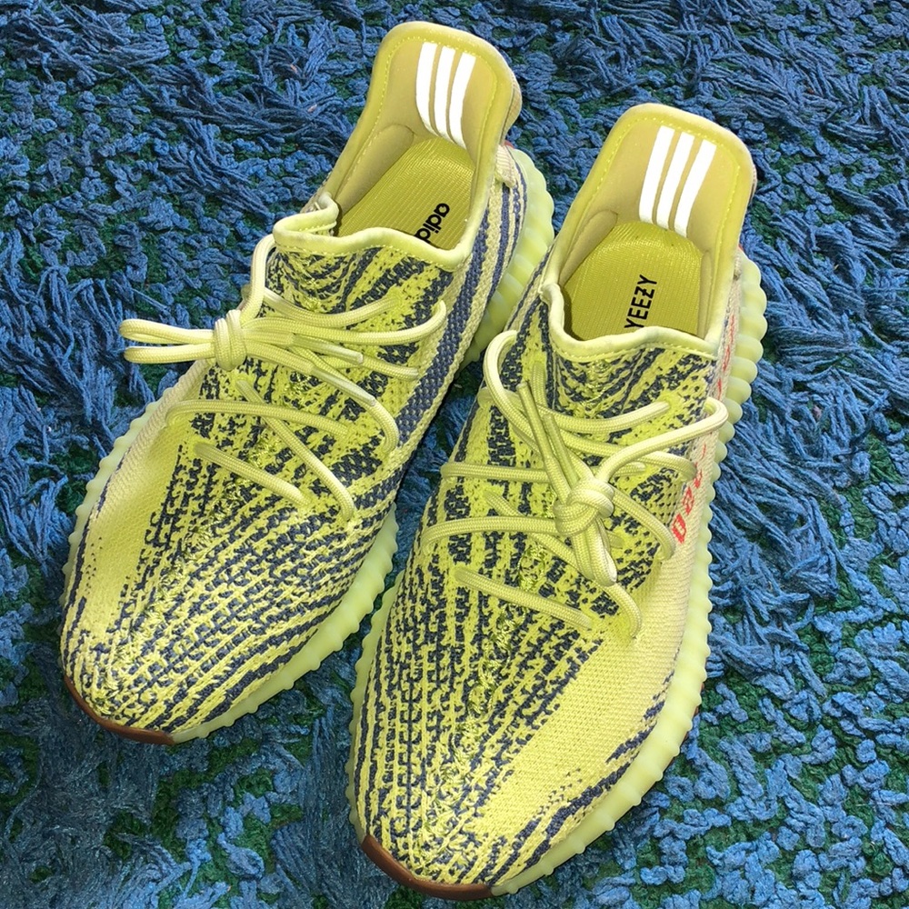 Semi Frozen Yellow Yeezy Boost 350 “Yebra”